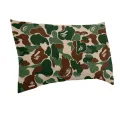 Bape Ape Camo Soft Comfortable Rectangle Pillow Cover Bape Versache Expensive Ape Rapper Cool Fun Designer Desiigner Air Shoes. 