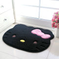 75x90cm Hello Kitty Rug Kawaii Cartoon Kt Cat Plush Floor Mat Anime Bathroom Non-Slip Carpet Car Cushion Soft Living Room Decor.