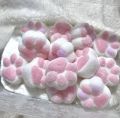 Squishy Silicone Mochi Taba Squishy 0.05KG Tabby Small Cat Paw Cute Pink Cat Foot Marshmallow Hand Relax Stress Release Gift.