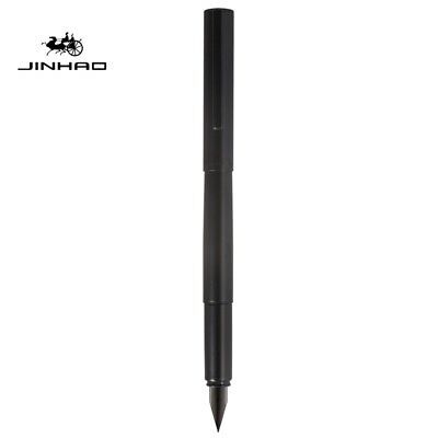 Jinhao 35 Full Steel Metal Fountain Pen 0.38mm Hign End Extra Fine Nib Calligraphy Writing Pen For Business School Office Stationey
