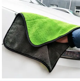 30X30%20cm%20Car%20Bike%20Wash%20Double%20Layer%20Ultra%20Soft%20Scratch%20Proof%20Microfiber%20Towel%20-%20Image%203
