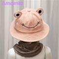 Amamia Fisherman Hat Wide Brim Cute Frog.