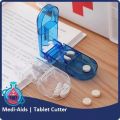 Medi-Aids - Tablet Cutter/Medicine Divider ( Made of Environment Friendly PP & Medical Standard Stainless Steel ) Compact 2 in 1. 