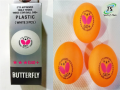 Table Tennis Ball Butterfly 40+ 3 Star Ball - Orange.