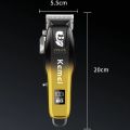KEMEI KM-709A Rechargeable Professional Hair Trimmer With LED Display - 180 Min Runtime.