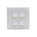 Energypac EG Series 10A 4 Gang Electrical Wall Switch 4Gang.