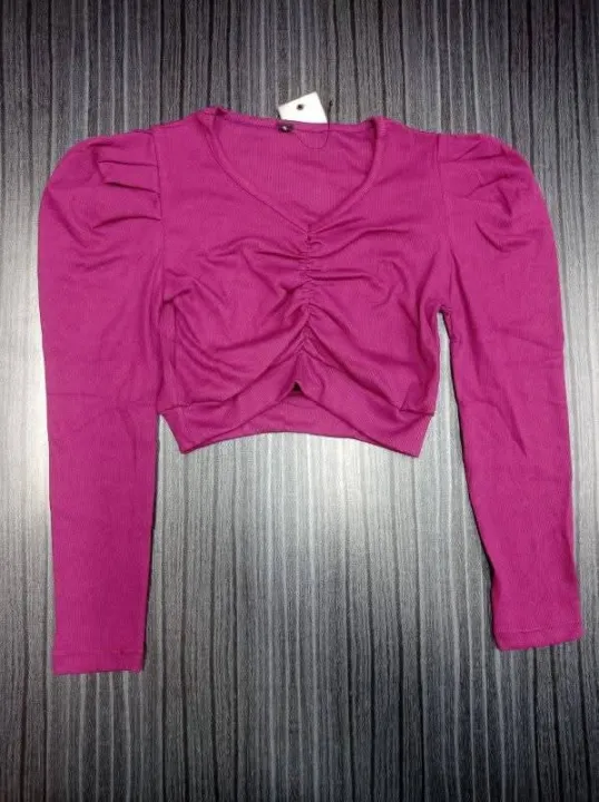 %5B%20Amena%20fashion%20%5D%20Crop%20top%20short%20body%20long%20sleeve%20fashionable%20blouse%20for%20women's.%20-%20Image%209
