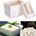 DIY Plastic Tofu Press Mould Homemade Tofu Mold Soybean Curd Tofu Making Mold With Cheese Cloth Kitchen Cooking Tool Set.