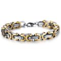 China Supplier Cool Punk Style Stainless Steel Thick Jewelry Men Chunky Chain Bracelet.