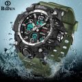 BIDEN Brand Original Waterproof 50M LED Digital Sport Watch Men Fashion Quartz Casual Watch For Men Swimming Watches. 