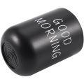 Home Bathroom Toothbrush Toothpaste Holder Round Washing Tooth Cup Pp Drinking Glass Tooth Mug Traveling Camping Black.