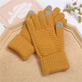 【Atoztide Store】Gloves Warm Keeping Elastic Unisex Solid. 