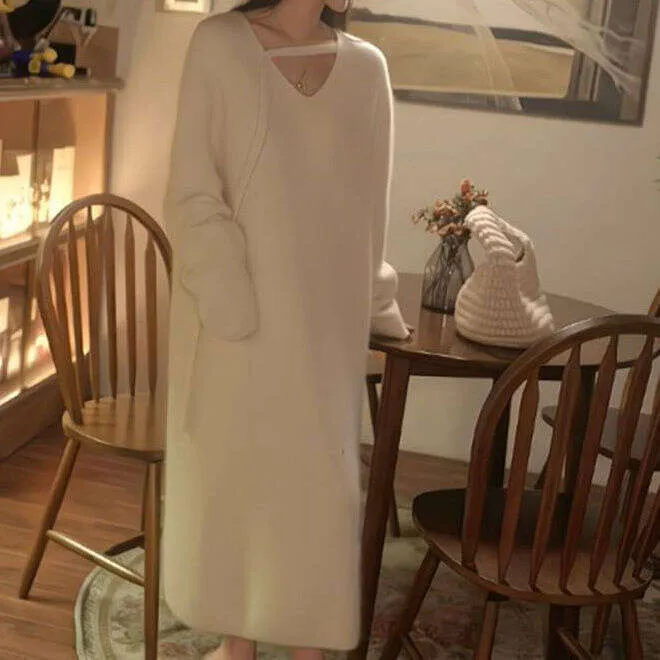 Underneath%20children's%20French%20knitted%202024%20knee%20length%20woolen%20dress%20looks%20slim%20versatile%20for%20autumn%20and%20winter%20Xinxin%20-%20Image%206