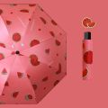 Wholesale of Fully Automatic Umbrellas Black Glue Sunscreen UV Protection Sunshade Rain and Shine Dual Purpose Folding Umbrella.