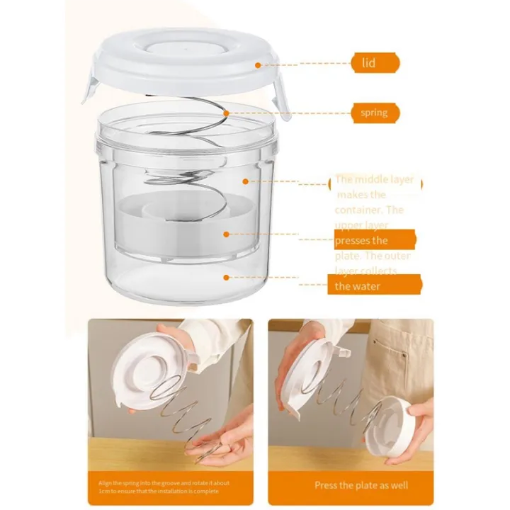 1%20PCS%20Yogurt%20Strainer%20Maker%20Reusable%20Whey%20Separator%20Transparent%20&%20White%20Plastic+Stainless%20Steel%20for%20Sauce%20Fruit%20Juice%20Nut%20Mesh%20Strainer%20-%20Image%207