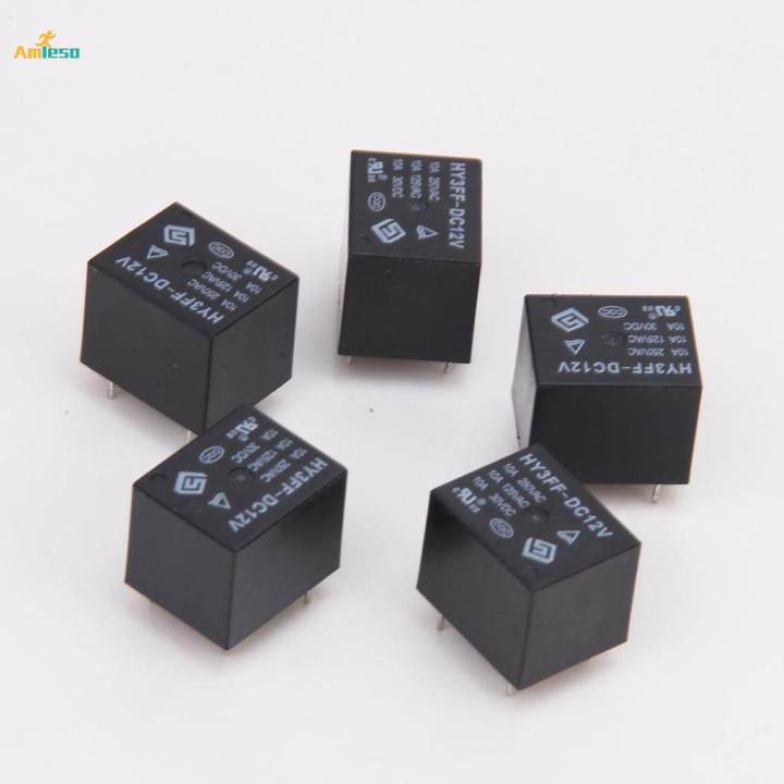 5 X Mini PCB Type Eleonic Power Relay 12V DC 5 Pins