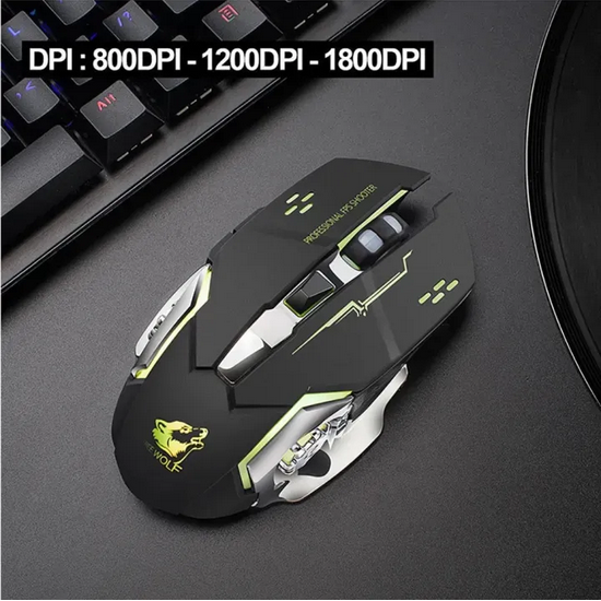 2.4GHz 2400DPI 6 Keys Wireless Optical Mouse USB Receiver Computer Mouse Notebook Game Mice for Gamer Home