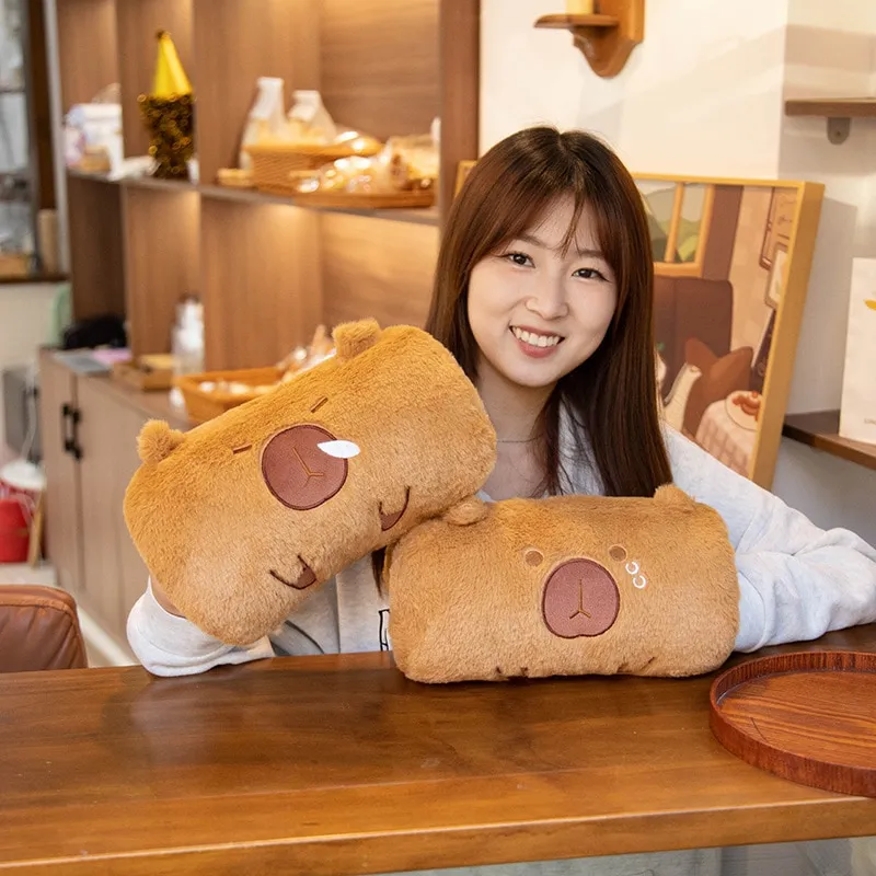 Kawaii Capybara Plush Warmers Stuffed Animals Capybara Pillow For