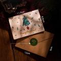 Holiday Card Set Joyful Vintage Christmas Greeting Card Set Perfect Festive Xmas Favors for Southeast Asian Buyers Festive Greeting Cards.