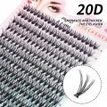 280 PCS Individual Lashes Cluster DIY Lash Clusters 10D 20D 30D 40D D Curl 9-16mm Cluster Lashes DIY Individual Eyelashes Lashes. 