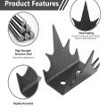 12x Anti Climb Fence Spikes Hardware Screw Security Fence Spikes for Garden Fence or. 