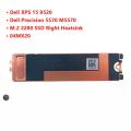 For Dell XPS 15 9500 9510 9520 Precision 5550 5560 5570 M5550 M5560 M5570 laptop M.2 2280 SSD Hard Drive IC Bracket Heatsink. 