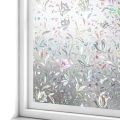 Static Glue-Free Glass Protector Colorful Laser Window Stickers Glass Paper Frosted Sunshade Thermal Insulation and Sun Protection Window Filming. 