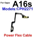 For OPPO A17 A17K A16 A16S A15 A15S A12 A7 A1K On OFF Power Volume Switch Side Key Flex Ribbon Power Volume Button Flex Cable. 