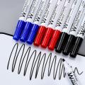 4 Colors Erasable Whiteboard Marker 2.0mm Nib Hight Capacity Ink Black Dry Erase White Board Teaching Pen School Office Supplies.