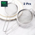 Chakni/Tea Strainer/Fine Mesh Stainless Steel Strainers -1/2/3 Pcs set Small, medium, big. 