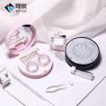 Contact lens eye shape, myopia, portable, simple beautiful pupil box, ins, high-end girl, cute and compact. 