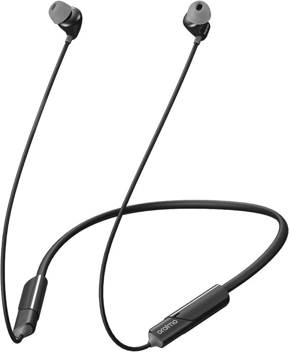 Oramo OEB-E30D Shark 4 - Dual EQ - 20-hr Playtime - IPX5 Waterproof - Neckband Wireless Earphone