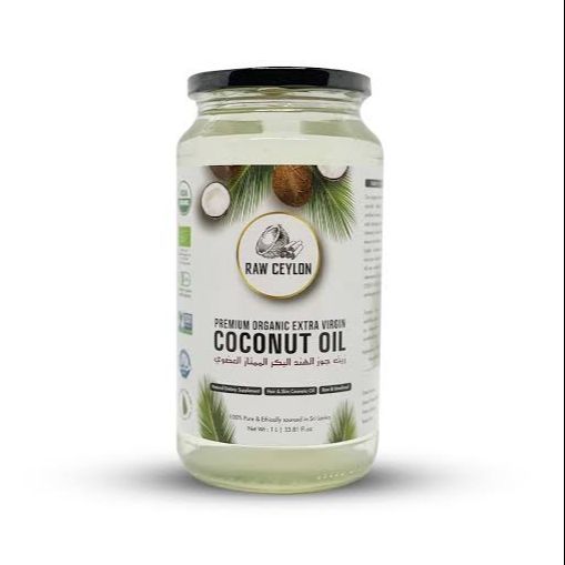 Raw Ceylon Extra Virgin Coconut Oil - 1Lt