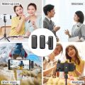 Ulanzi J12 Dual Wireless Microphone for Android with Charging Case for Type-C Mobile.