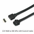 50cm 5V 12V RGB ARGB Control Cables for DEEPCOOL Phanteks Lian-Li LED Light Strip SM 3Pin 4Pin ARGB Control Adapter Cable. 