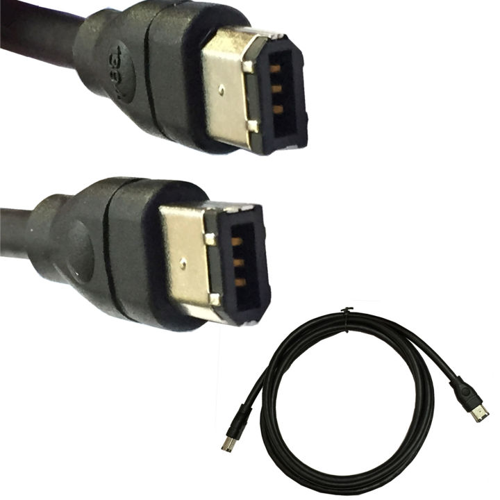 Black%20IEEE%201394%20Firewire%20400%20to%20Firewire%20400%20Cable,6%20Pin%20Male%20-%2010%20FT%20-%20Image%205