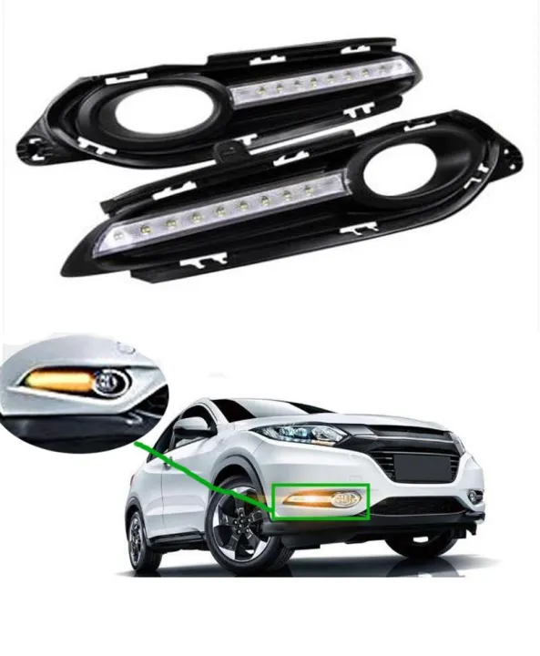 LED%20Daytime%20Running%20Lamp%20Lower%20Bumper%20Switchback%20For%20Honda%20HR-V/Vezel%202015-up%20-%20Image%204