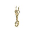 Retro Personality Men's Golden Dragon Clip Cigarette Ring Cigarette Holder Hand Jewelry Simple temperament Men's daily ornaments.