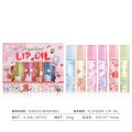 6Pcs Lovely Animals Lip Oil Set Moisturizing Plumper Transparent Lip Gloss Clear Lip Glaze Winter Liquid Roll-On Lip Balm Liquid. 