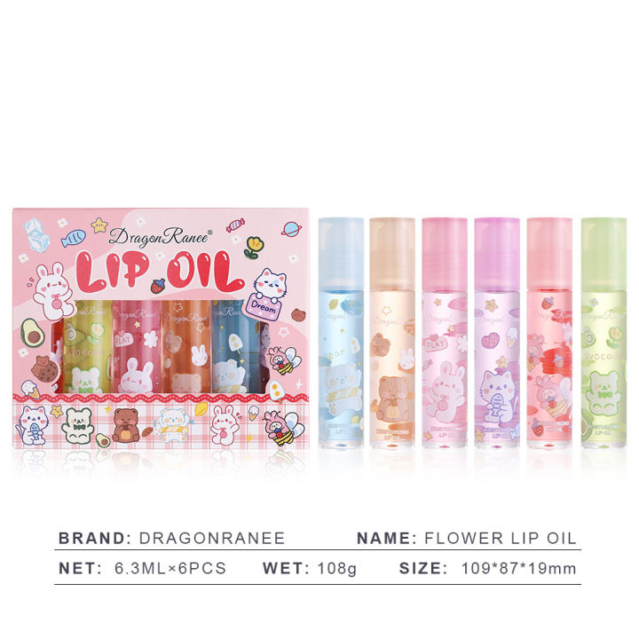 6Pcs%20Lovely%20Animals%20Lip%20Oil%20Set%20Moisturizing%20Plumper%20Transparent%20Lip%20Gloss%20Clear%20Lip%20Glaze%20Winter%20Liquid%20Roll-On%20Lip%20Balm%20Liquid%20-%20Image%206