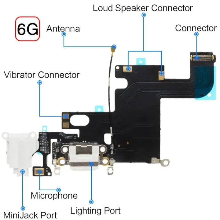 1pcs%20Charging%20Flex%20Cable%20for%20iPhone%206%206S%207%208%20Plus%2011%20Pro%20X%20XS%20Max%20XR%20Micro%20Charger%20USB%20Port%20Dock%20Connector%20Replacement%20Parts%20-%20Image%206
