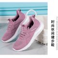 Zulijian Shoes for the Old Middle-Aged and Elderly Lightweight Walking Shoes Soft Bottom Leap Moon Mom Shoes Slip-on Old Beijing Cloth Shoes.