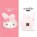 Sanrio new product My melody children's cute kawaii wall clock living room bedroom silent sweep second cartoon clock girl gift.