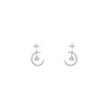 Xiaohongshu Internet celebrity new Xingyue earrings niche design sense ins style earrings female Korean temperament planet stud earrings.