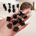 10/20/30PCS Mini Hair Claw Clips for Women Small Black Brown Transparent Plastic Hairpins Claws Kids Hair Styling Accessories. 