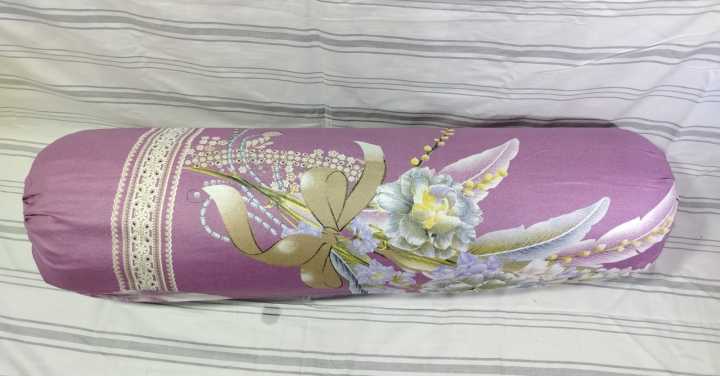 Cotton Side Pillow cover 34/39 (Stander Measurements)Big Size Side Pillow cover Round 34 long 39 Inch