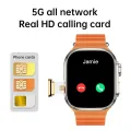 Ws9 Ultra  Android Smartwatch SIM Card WiFi Support with Retractable Rotating Camera Smart Watch. 
