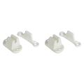 NAMUNY 2X Door Retainer Kit T Shape Door Stop Retaining Catch Latch for Rv Caravan Motorhome Boat Door Retainer Holder White. 