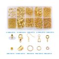 Jewelry Findings Tools Set Alloy Accessories Earring Hooks Clip Buckle Lobster Clasp Open Jump Ring Jewelry Making Supplies Kit. 