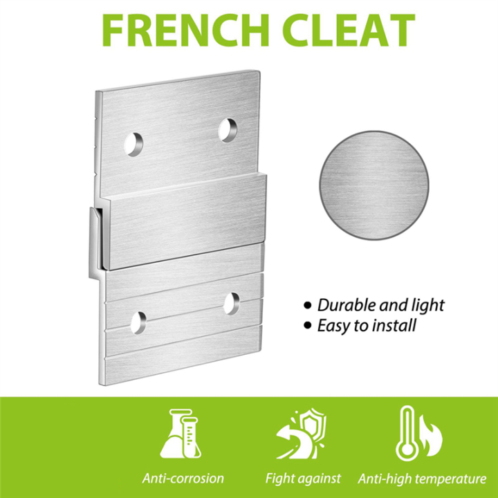 1%20Set%205In%20French%20Cleat%20Hanger%20Heavy%20Duty%20Metal%20Hanger%20Photo%20Rack%20Art%20Frame%20Wall%20Hardware%20Z-Barfor%20Hook%20Mirror%20Easy%20Install%20Easy%20to%20Use%20-%20Image%205